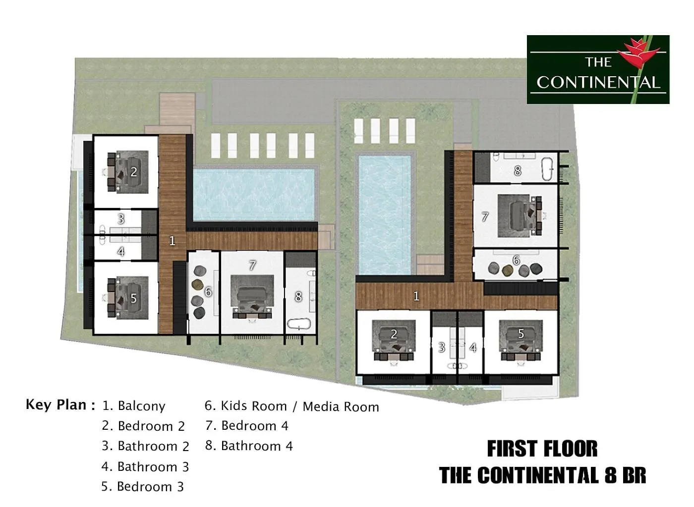 The Continental Modern Luxury 4 Bedroom Villa In Seminyak Central 0*, Семиньяк Индонезия
